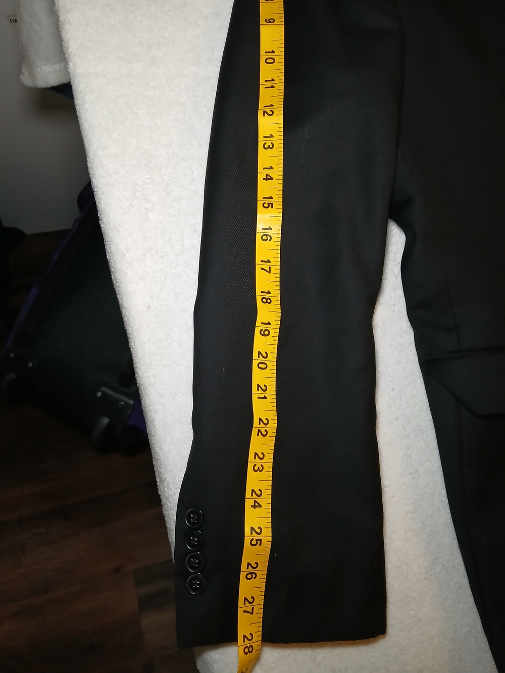 Calvin Klein Black Lined Jacket with Subtle Sheen - Picture 14 of 16